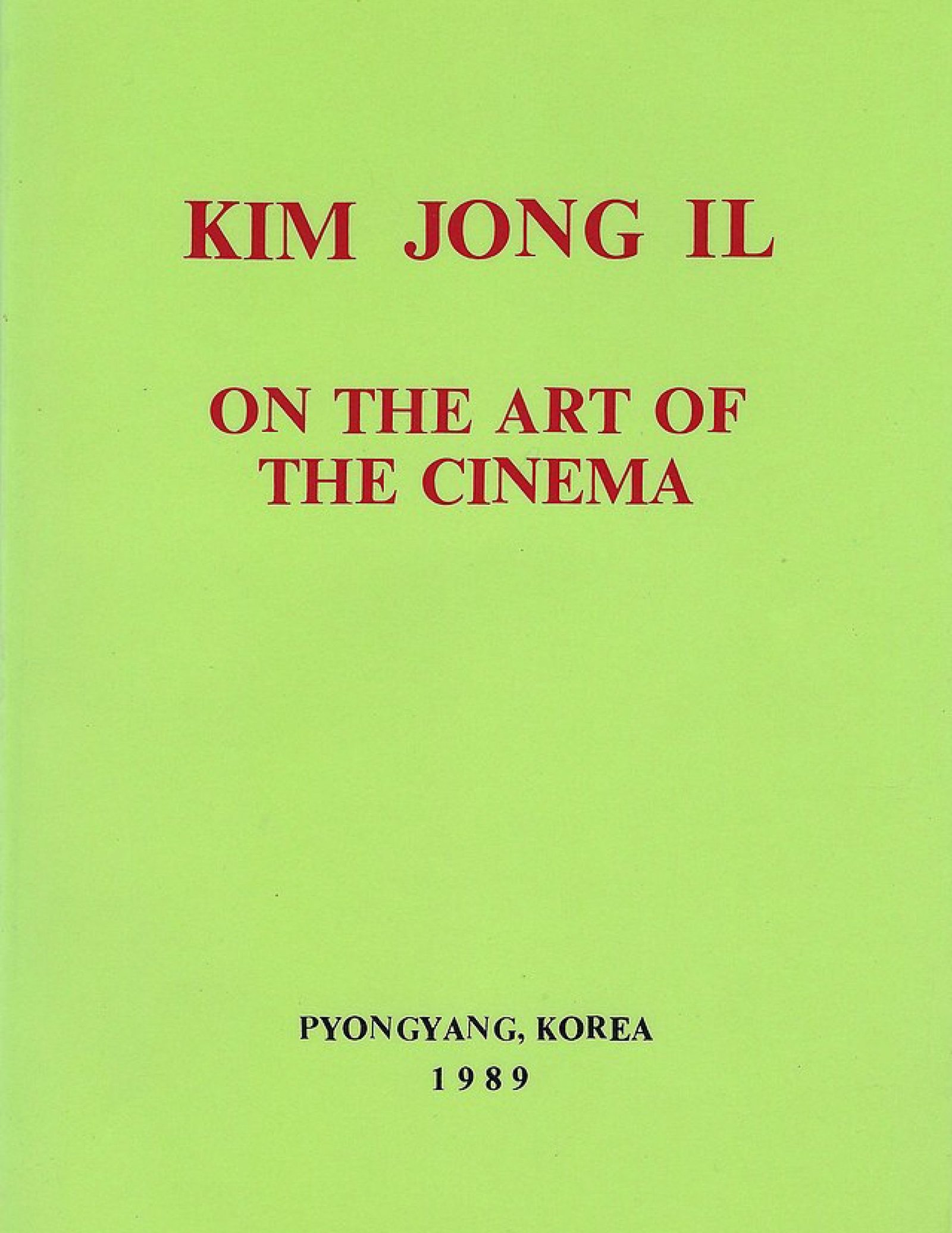 On The Art Of Cinema